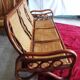 70s bamboo rattan sofa