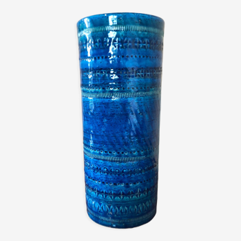 Vase Rimini Blue d'Aldo Londi pour Bitossi