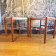 Pair of mulched stools