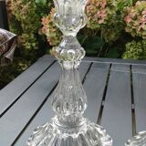 Pair of crystal candlesticks