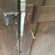 Double pine closet doors