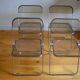 4 chaises Plia by Giancarlo Piretti @ castelli circa 1970
