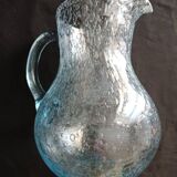 Carafe and its two glasses signed Biot.