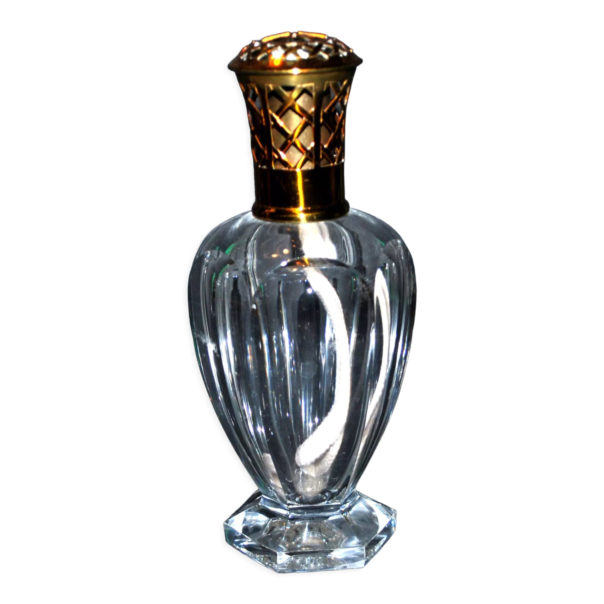 Berger lamp in crystal of BACCARAT Model Amphora signed 20cm