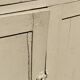 Small Parisian sideboard with one drawer and two doors, white lacquered