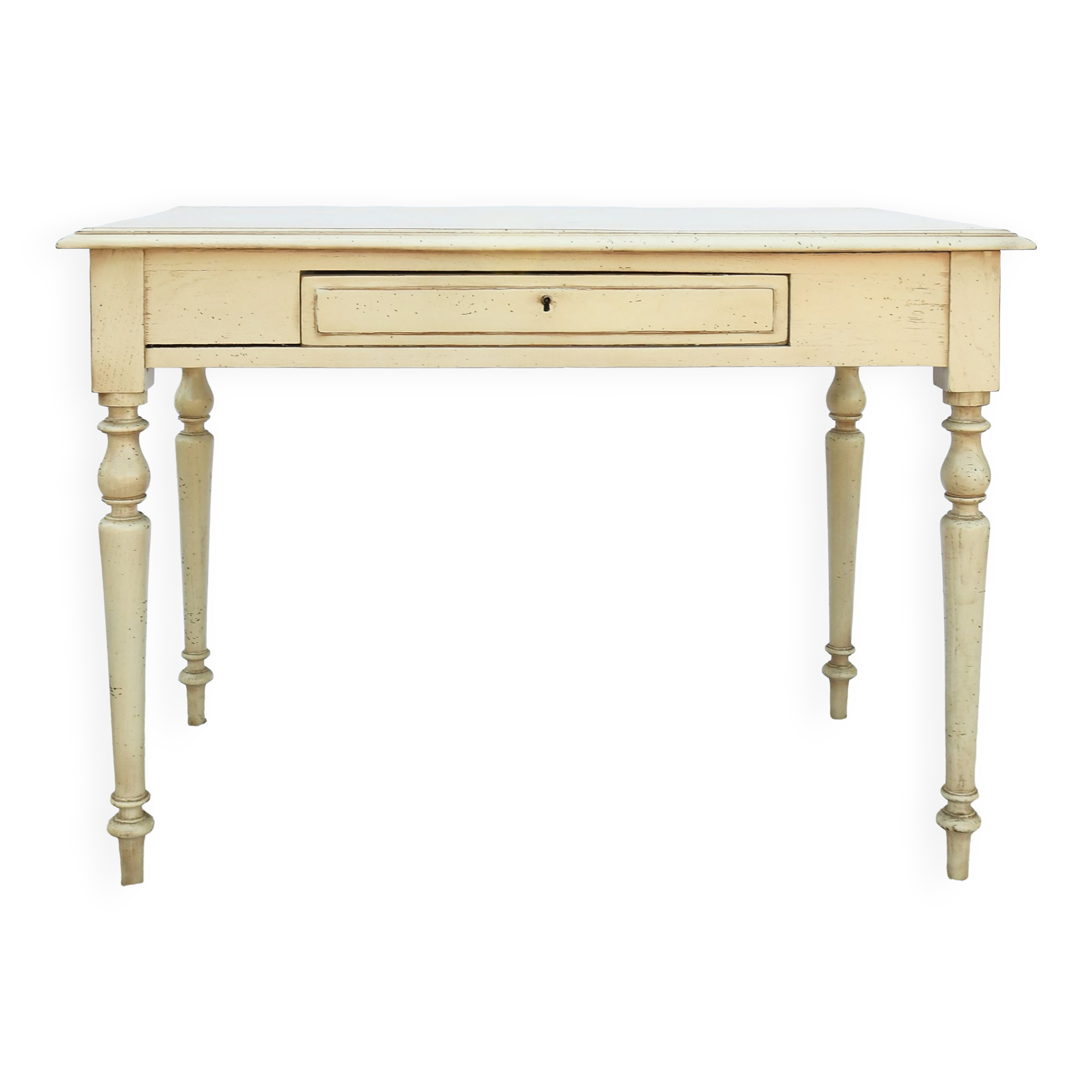 Table bureau en bois laqué