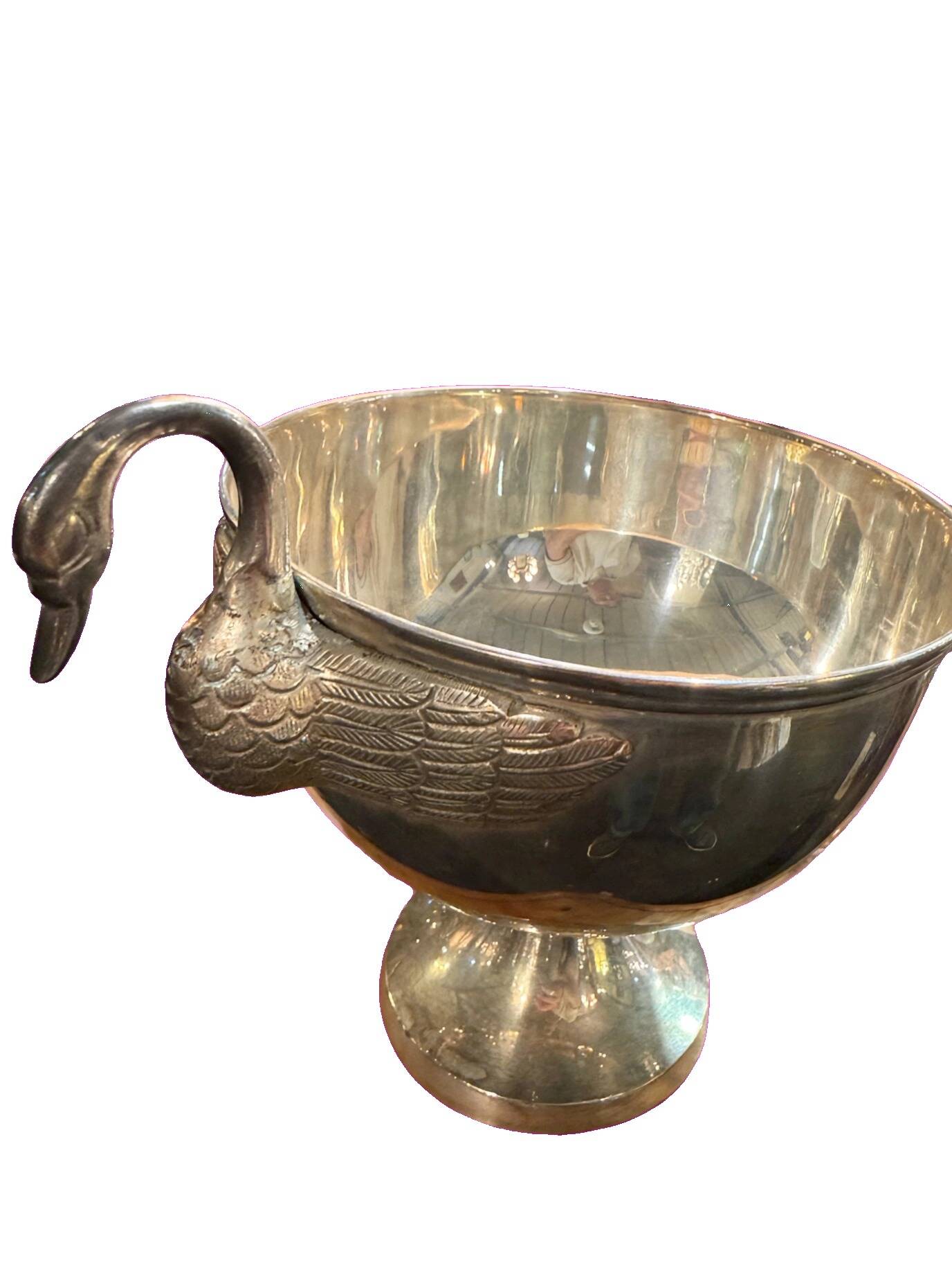 silver-plated champagne bucket