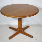 Danish Design Adjustable Coffee Dining Table in Teak by Salling Møbler