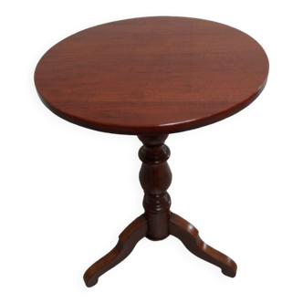Antique round mahogany winetable  sidetable