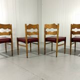 Henning Kjaernulf dining chairs Razor, Denmark