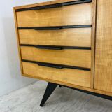 mid-century modern birch sideboard, 1950s