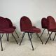 Serie de 6 chaises modèle 771 de Joseph-Andrè Motte édition Steiner