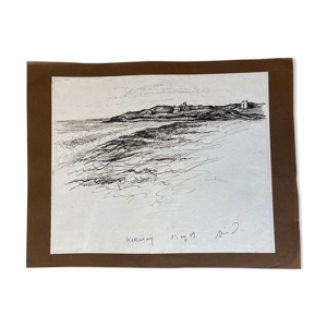 Dessin - vue sur kersiny - bretagne