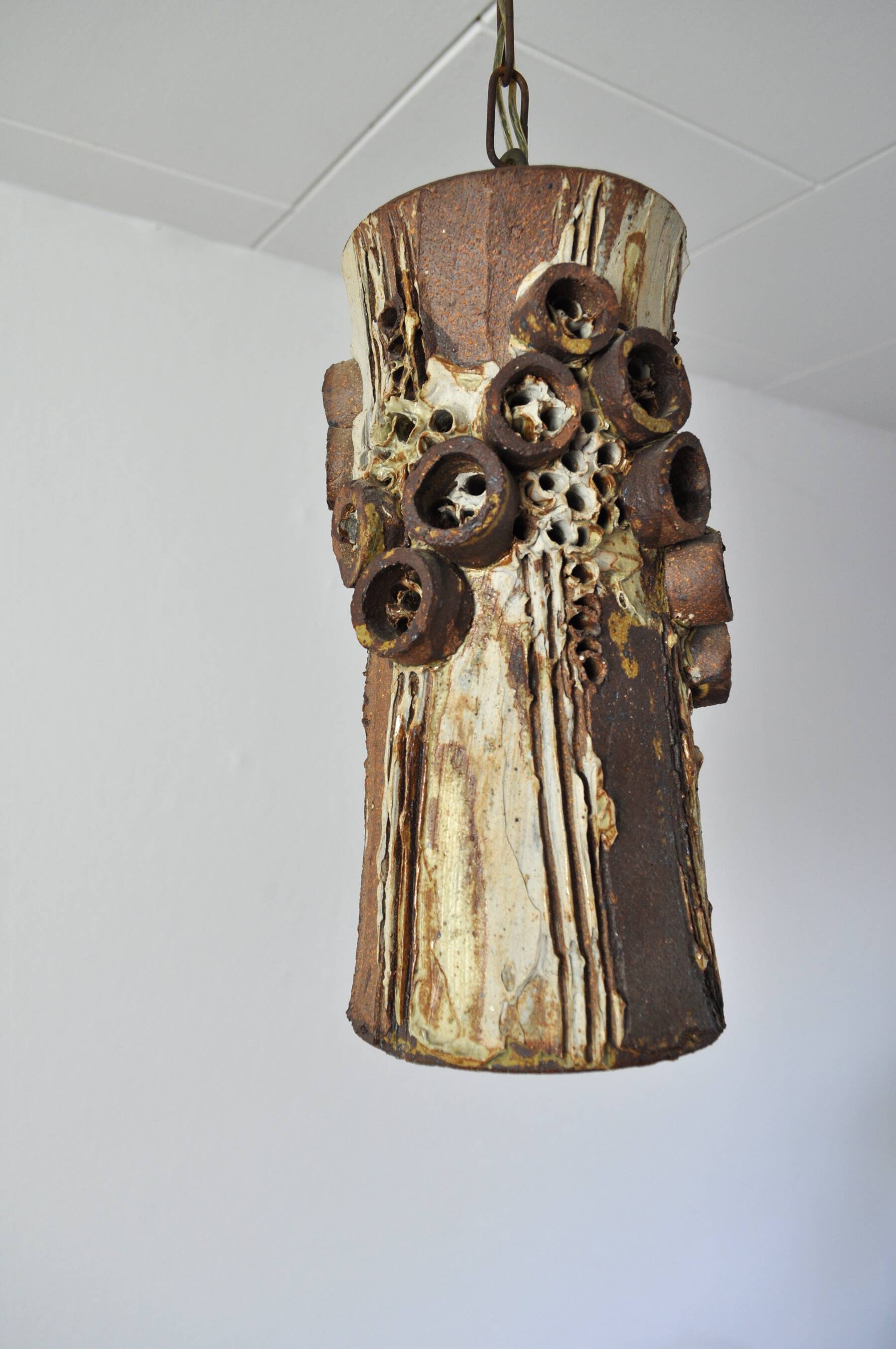 Danish Ceramic Pendant by Bodil Marie Nielsen