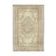 Handwoven contemporary anatolian beige carpet 193 cm x 300 cm