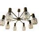 Brass Crystal Chandelier 1960’s