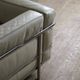 Cassina LC3 armchair by Le Corbusier in leather, Italy 1980s