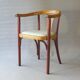 Thonet Art Deco armchair 1930, No. A 967 F, leather saddle.