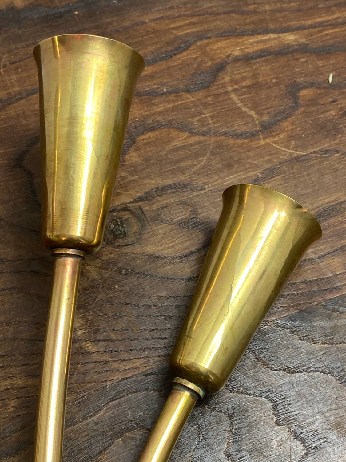 Five-branch wall sconce in brass, 1950s.