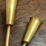 Five-branch wall sconce in brass, 1950s.