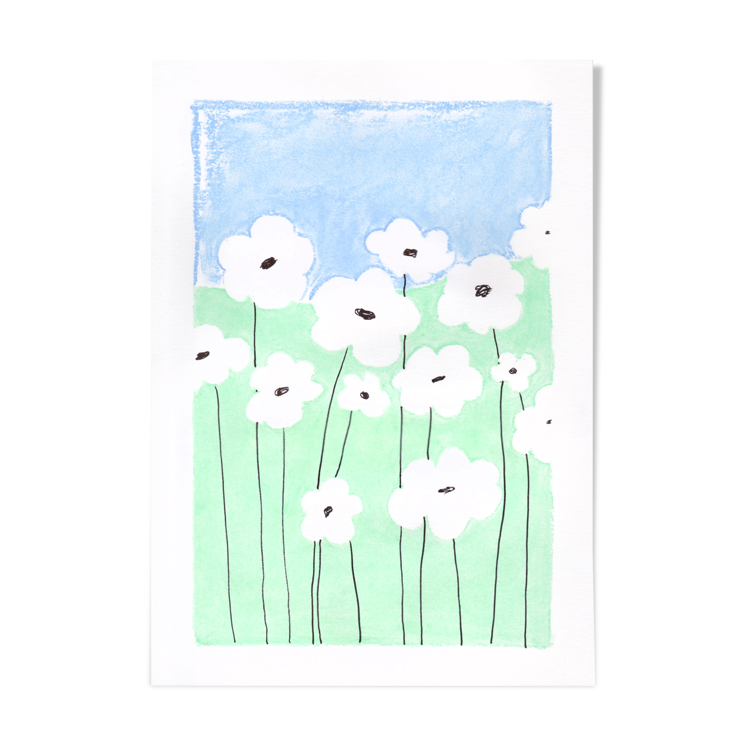 Flower Field No.1 - Original Drawing