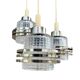 Mid-century modern cascade chandelier Pokrok Žilina, Czechoslovakia, 1970s.