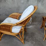Rattan living room