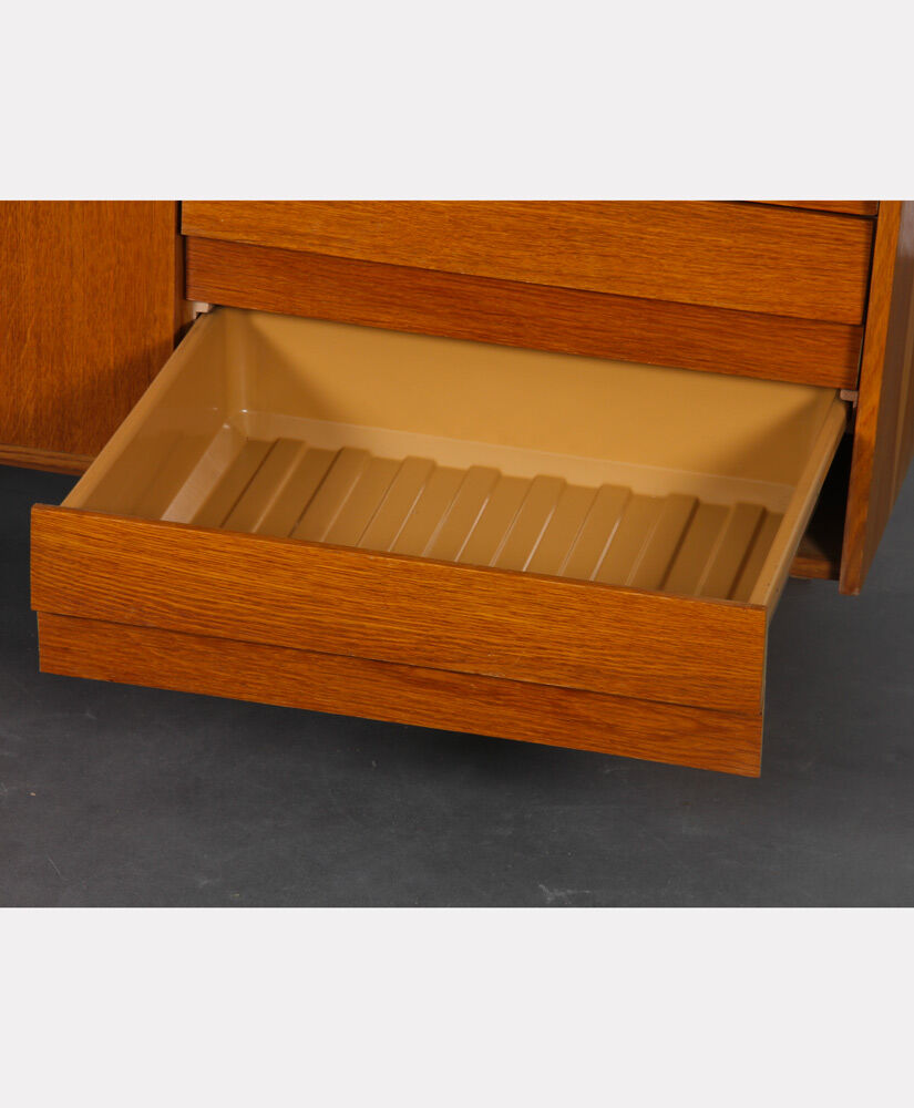 Vintage oak storage by Jiri Jiroutek, model U-458, 1960