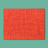 4 red Formica chairs with Eiffel legs 1950