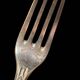 Fork and soup spoon in silver metal in their box from the brand "CERAVER OSTEAL"