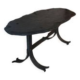Table basse en pierre, France, années 1960