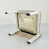 Black and beige armchair "54 L" by Gae Aulenti for Knoll 1970