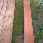 Table + 2 brewery benches - former brewery l.f. haag ingwiller - prey
