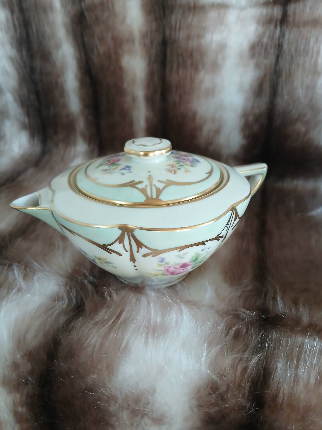 Antique fine porcelain tea set