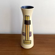 VEB Haldensleben 3148B Diabolo Vase - East German GDR Mid-Century Modern Cylindrical Design
