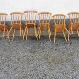 Bistro chair year 50 60 lot of six