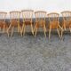 Chaise bistrot année 50 60  lot de six
