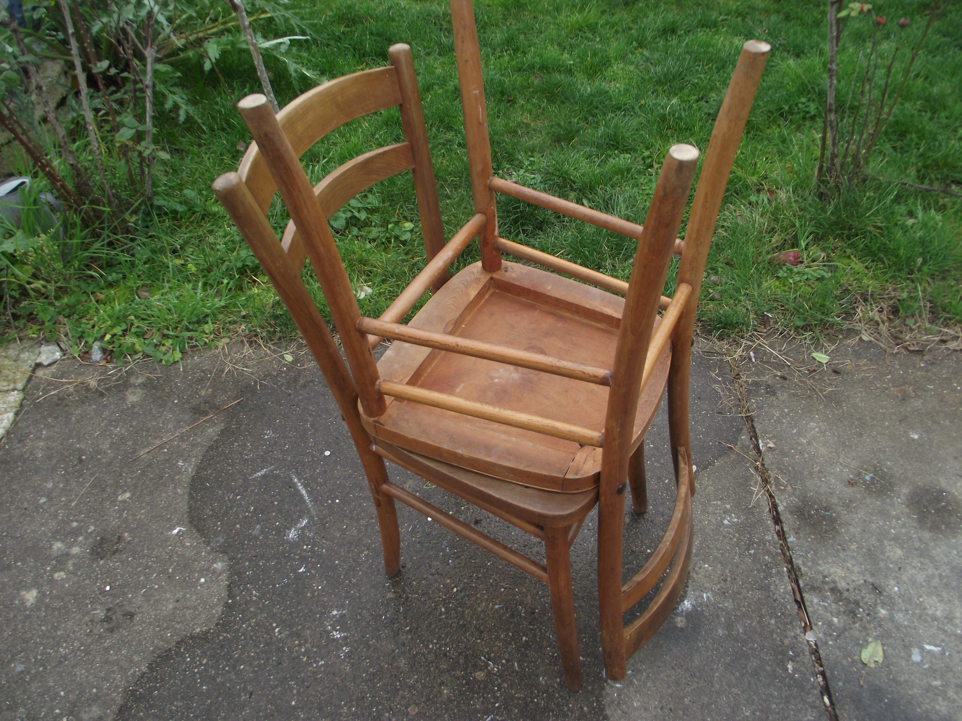 Pair of Luterma bistro chairs