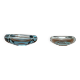 Lot de 2 bols en verre danois du milieu du siècle par Per Lütken pour Holmegaard, années 1960