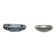 Set of 2 Danish glass bowls from the mid-century by Per Lütken for Holmegaard, 1960s.