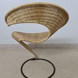 Zest wicker chair by François Liguori for the pescatore studio