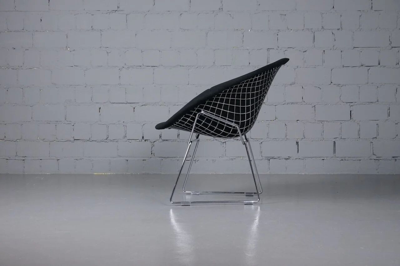Diamond Chair Model 421 by Harry Bertoia for Knoll Int.