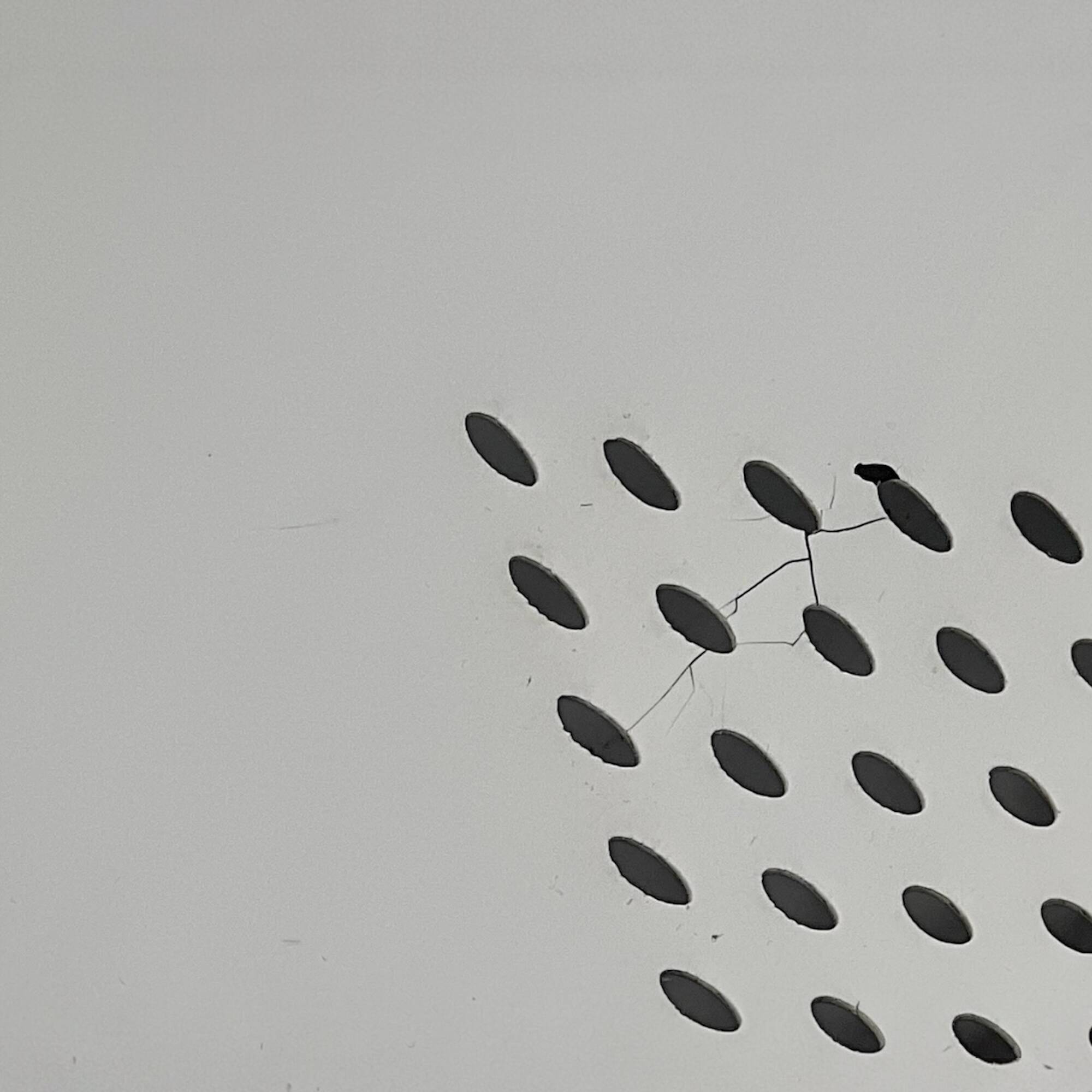 Rare Hanging Lamp by Piuluce Vicenza - Minimalistic Design Made in Italy, 1980s