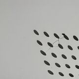 Rare Hanging Lamp by Piuluce Vicenza - Minimalistic Design Made in Italy, 1980s