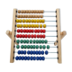 Large coloured wooden abacus for the child's learning