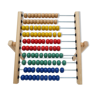 Large coloured wooden abacus for the child's learning