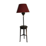 Guéridon-lampadaire table d appoint décor en bronze tête et pieds de boucs