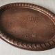 Croco brass dish