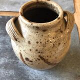 Flamed ceramic pot 70s