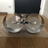 Cinna pendant light Chromed metal Design 2000